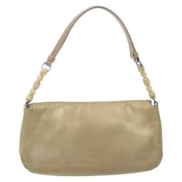CHRISTIAN DIOR Maris Pearl Beige Nyl Small Shoulder Bag  -  RU1919 - Picture 3 of 16